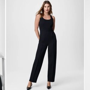 Spanx Ponte Corset Barrel Leg Jumpsuit